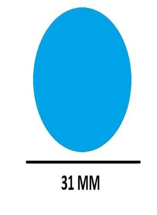 موريل عملة معدنية دائرية الشكل من البلاستيك، منقوشة بأرقام من 1 إلى 200 (31 مم)، من إنتاج شركة موريل، للاستخدام في المتاجر، وألعاب الطاولة، والمنازل، والمدارس، وغيرها. (لون أزرق)، ضمان طباعة مدى الحياة. - Image 3